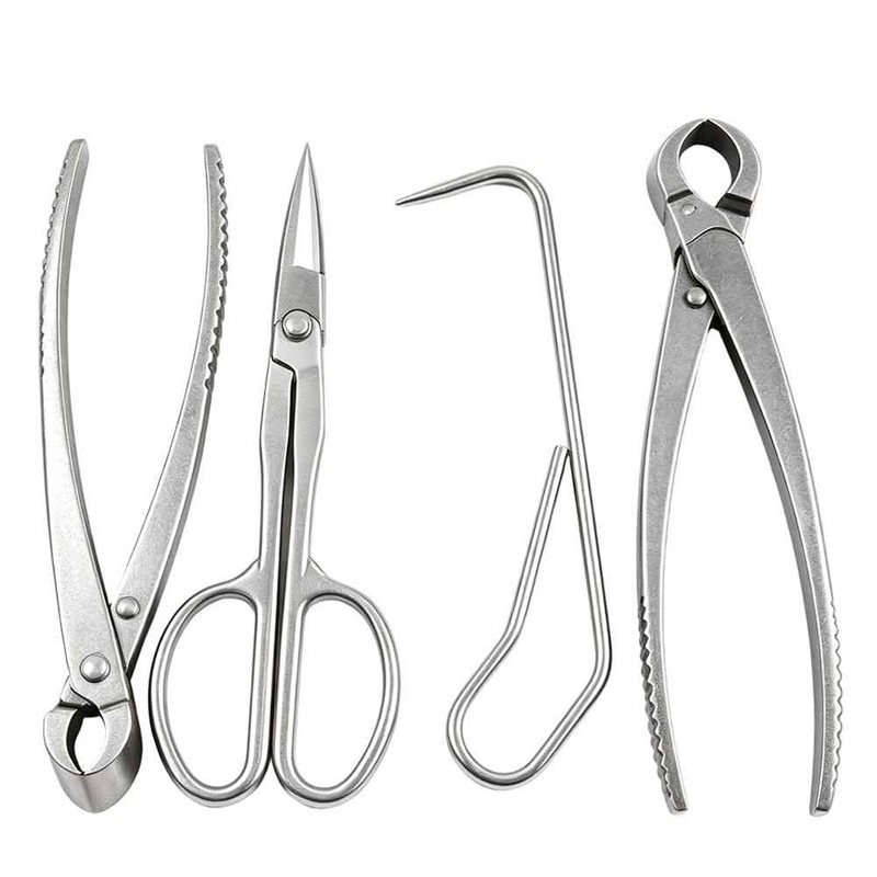 Bonsai Tool Set - ABGH-Bonsai Tree Tools, 4 Piece Bonsai