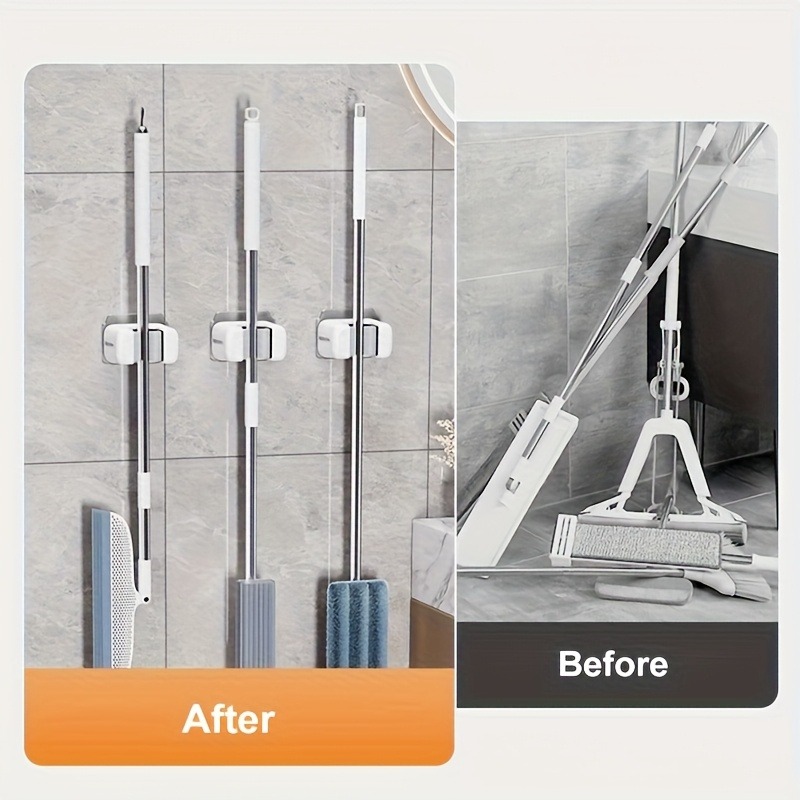 Wall-Mounted Mop and Broom Rac - Gardening Tools Range review and price