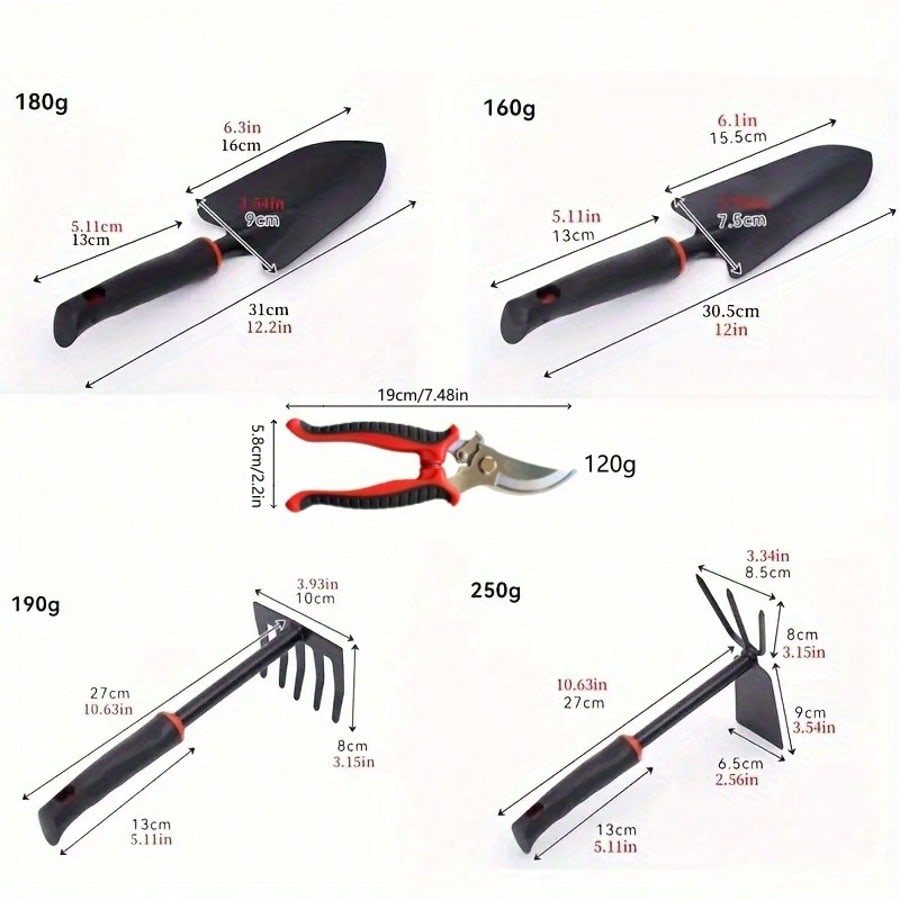 5 Sets Of Gardening Tool Kits, - Gardening Tools Knife review and price