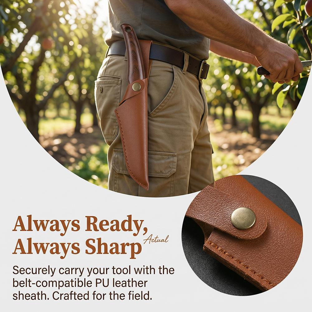 Wooden Handle Grafting Knife w - Gardening Tools Knife review and price
