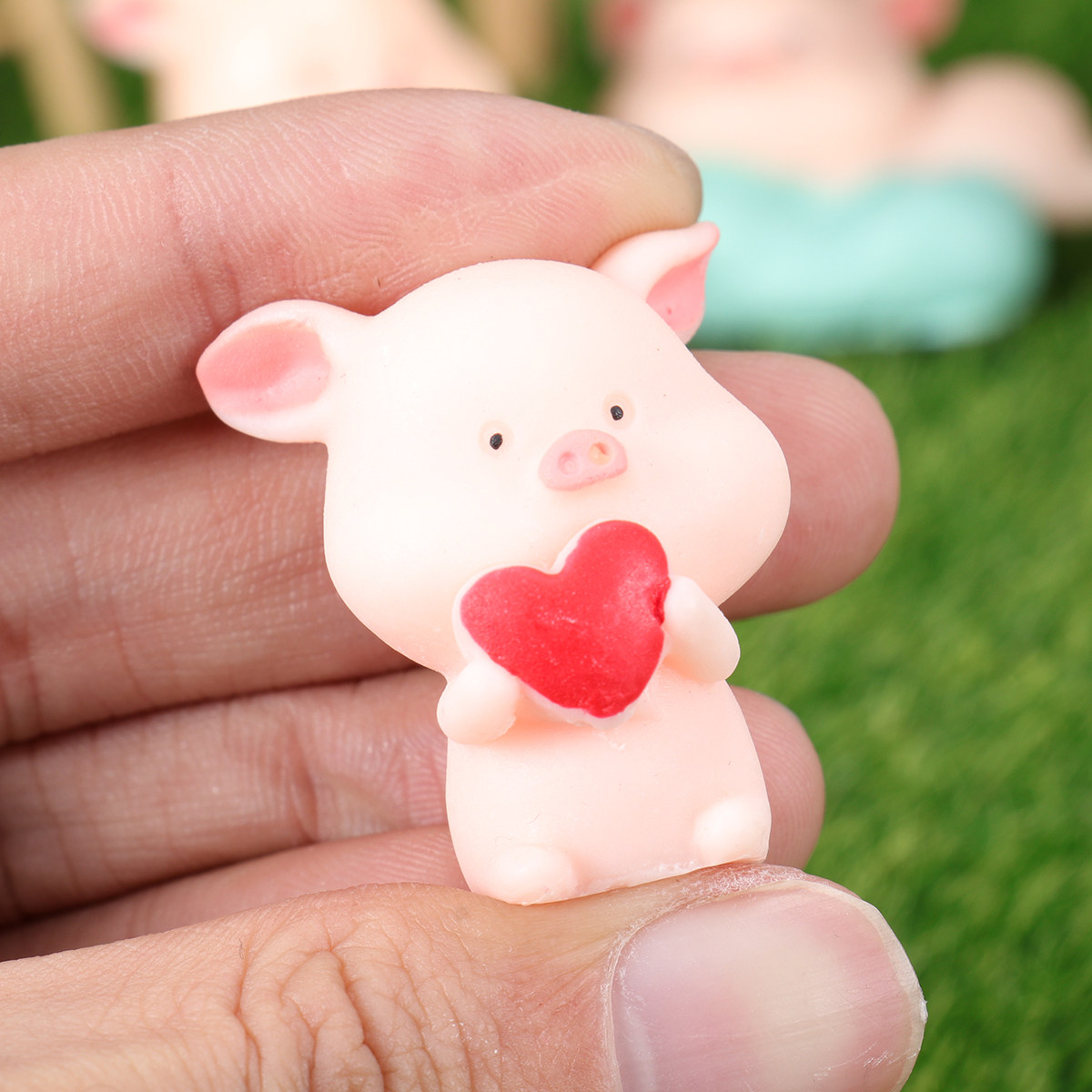 9Pcs Pig Resin Potted Ornament - Bonsai Tool Set review and price