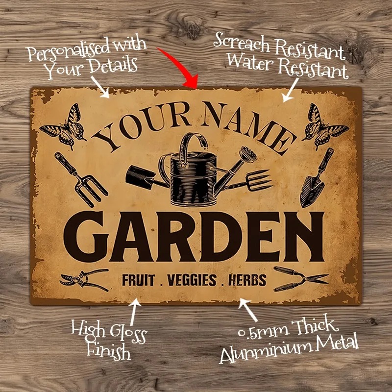 [CIFbuy][2D Flat]1pc Custom Ga - Gardening Tools With Names review and price